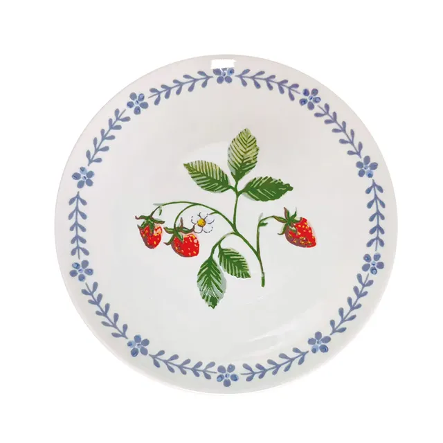 ulster-weavers-strawberry-patch-beilagenteller-porzellan-in-gr-n image 1