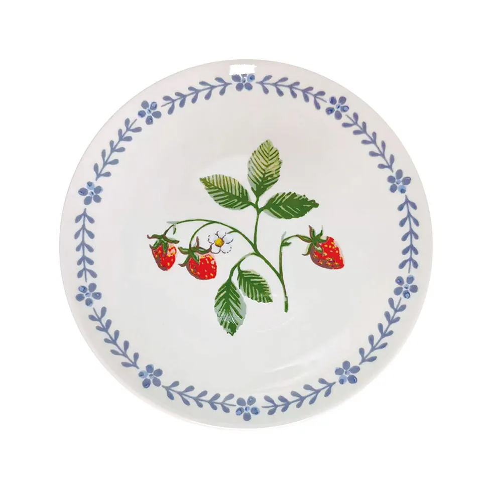 ulster-weavers-strawberry-patch-beilagenteller-porzellan-in-gr-n image 1