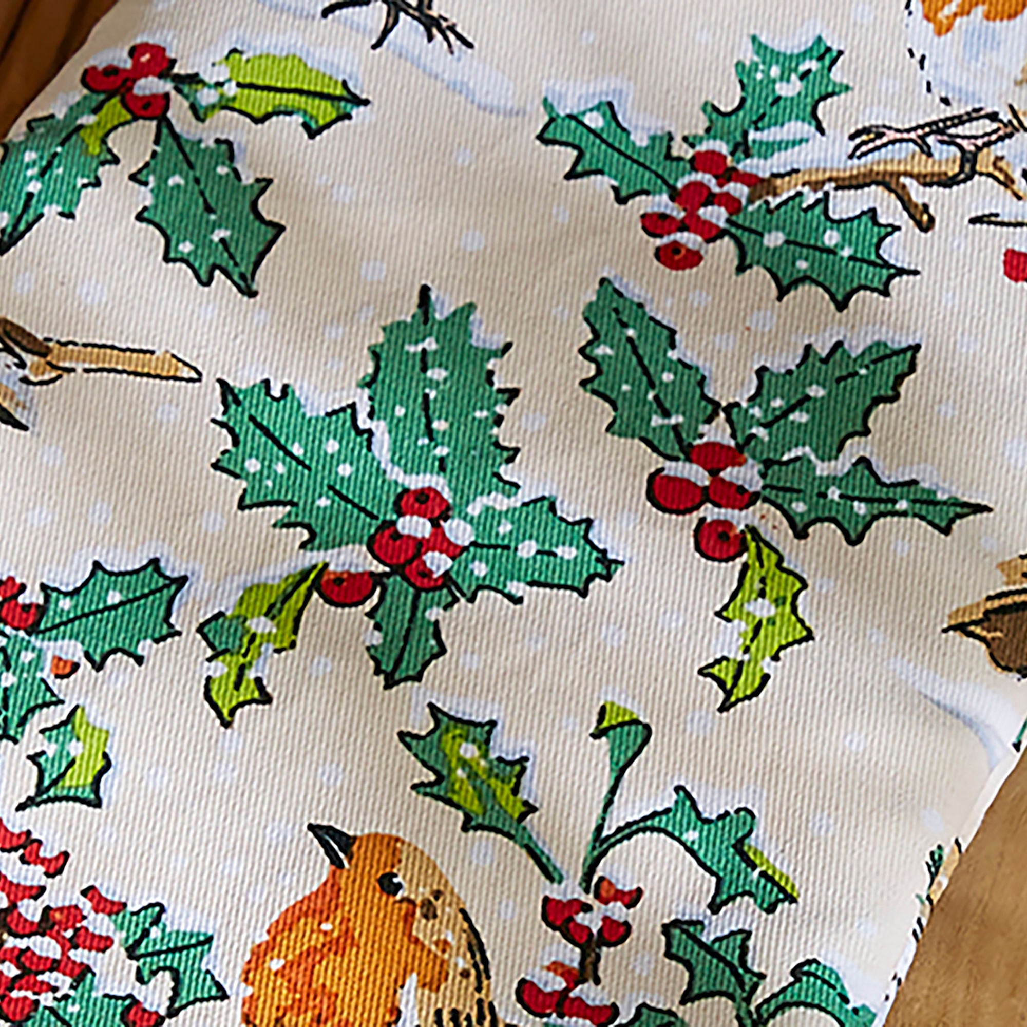 ulster-weavers-christmas-robins-stulpen-ofenhandschuh-in-gr-n image 4