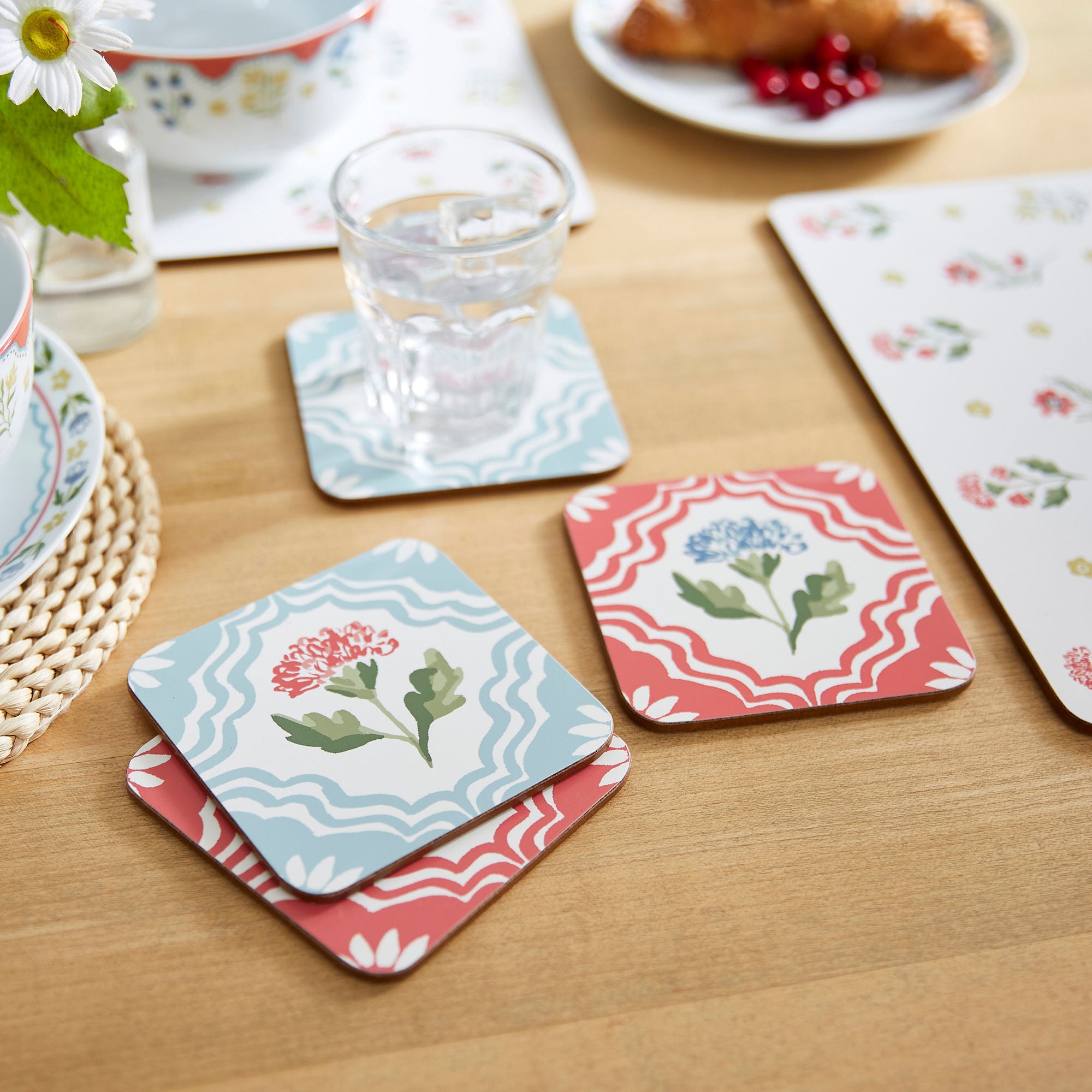 ulster-weavers-boho-floral-untersetzer-4er-pack-mehrfarbig image 2