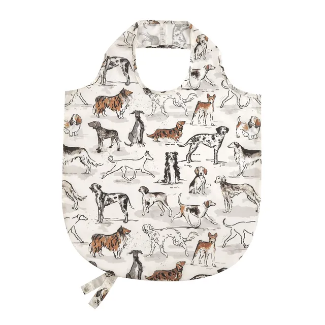 ulster-weavers-country-dogs-faltbare-tasche-mittel-in-braun image 1