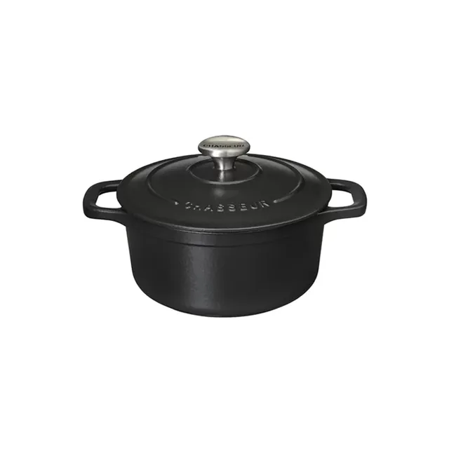 chasseur-cocotte-rund-18-cm-1-8-l-emaille-gusseisen-schmor-topf-f-r-induktion-of image 1