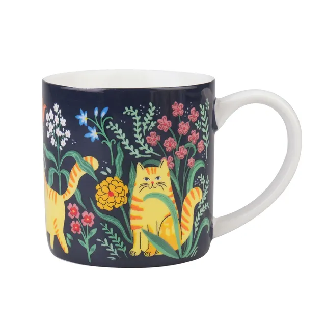 ulster-weavers-marmalade-meadow-bone-china-becher-in-navy image 1
