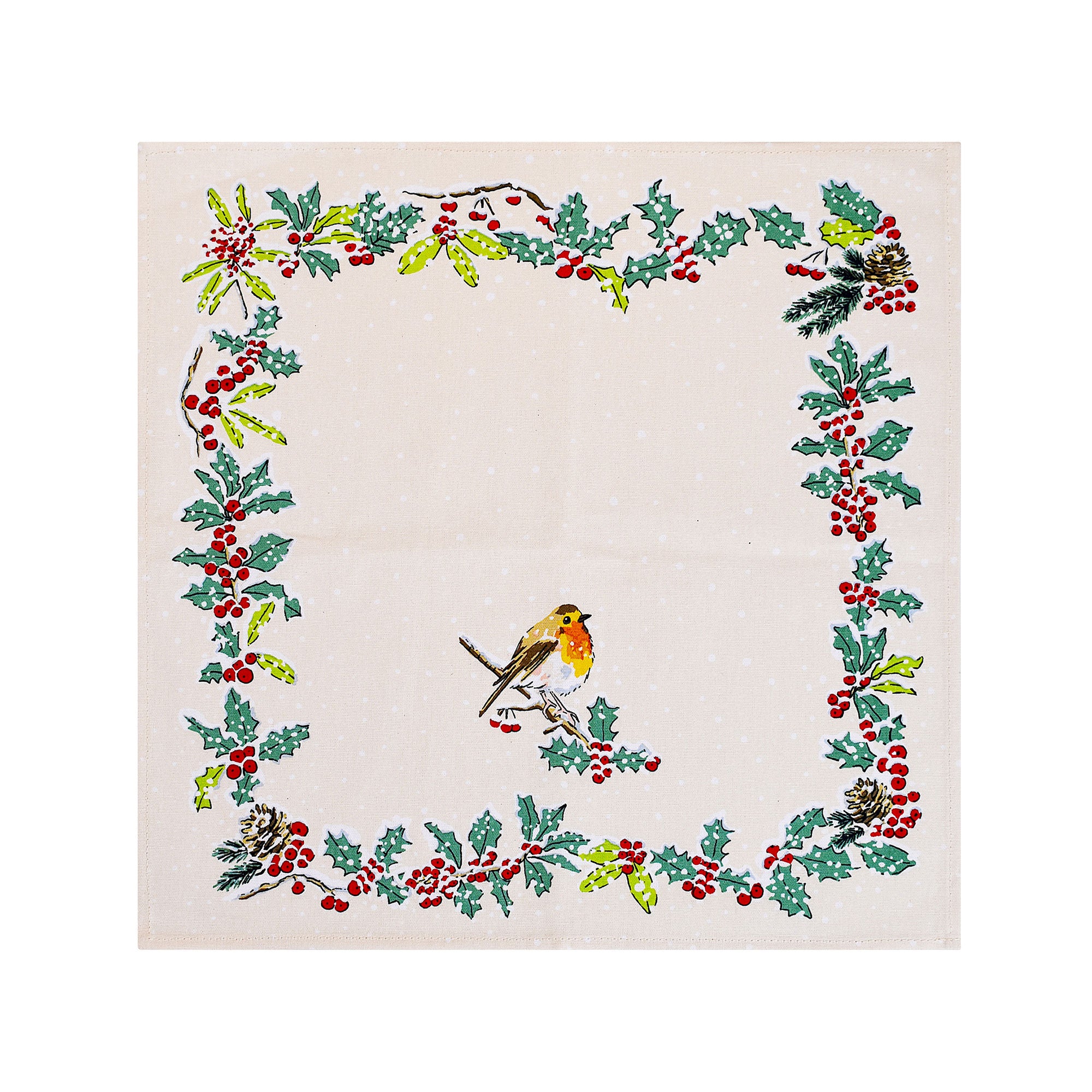 ulster-weavers-christmas-robins-stoffservietten-2er-pack-gr-n image 1