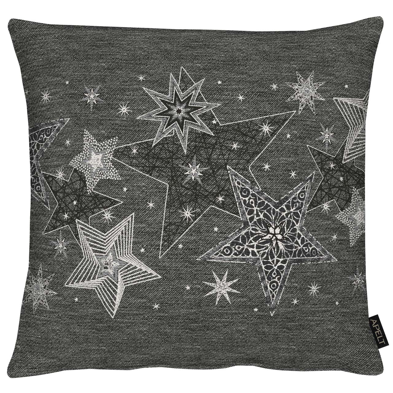 apelt-6303-kissenh-lle-lurex-jacquard-sternendesign image 5