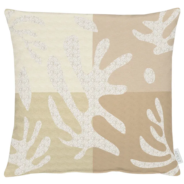 apelt-dora-kissenbezug-blattmotiv-jacquard-basic image 1