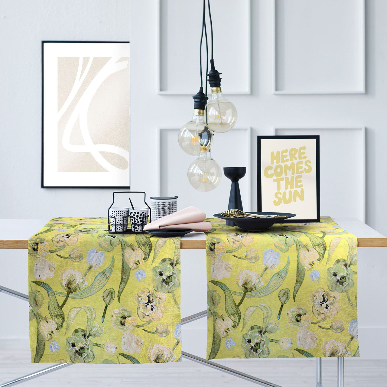 apelt-6728-tischl-ufer-springtime-bl-ten-bl-tter-jacquard image 3