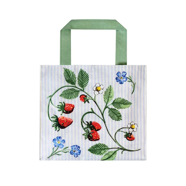 ulster-weavers-strawberry-patch-tasche-klein-gr-n-pvc-baumwolle image 1