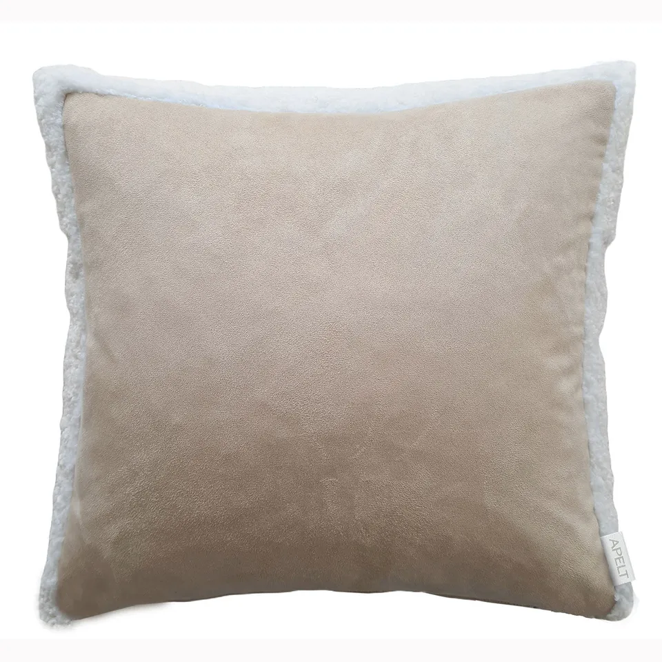 apelt-montana-kissen-aus-velours-mit-fake-fur-teddyfell image 1