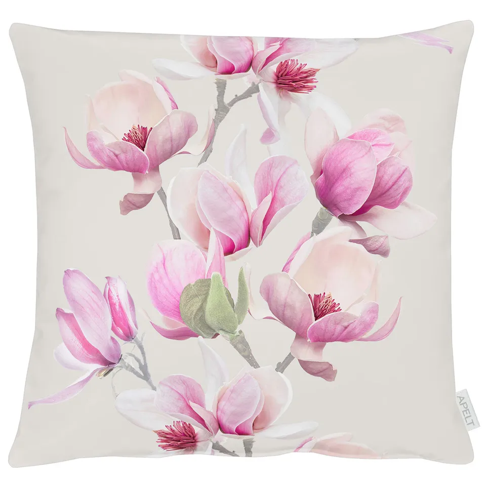 apelt-3107-kissenbezug-magnolien-motiv-springtime image 1