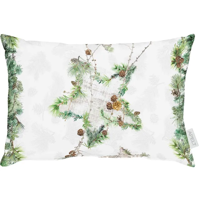 apelt-9531-kissen-winter-motiv-weihnachtsgirlande-mit-f-llung image 1
