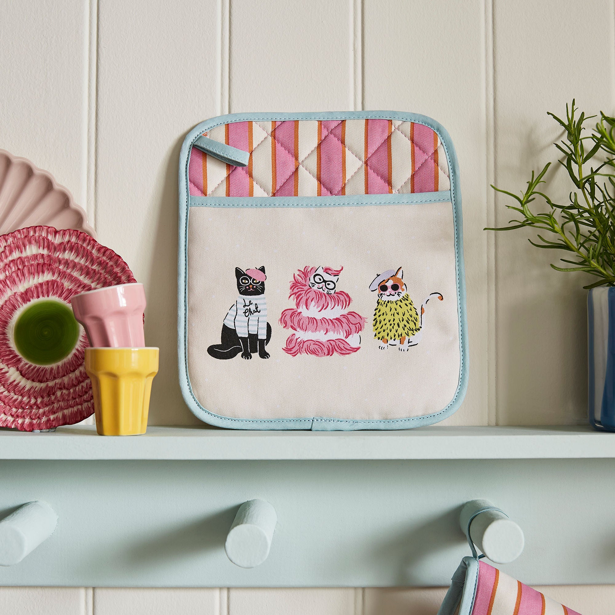 ulster-weavers-cool-cats-topflappen-in-bunt image 2