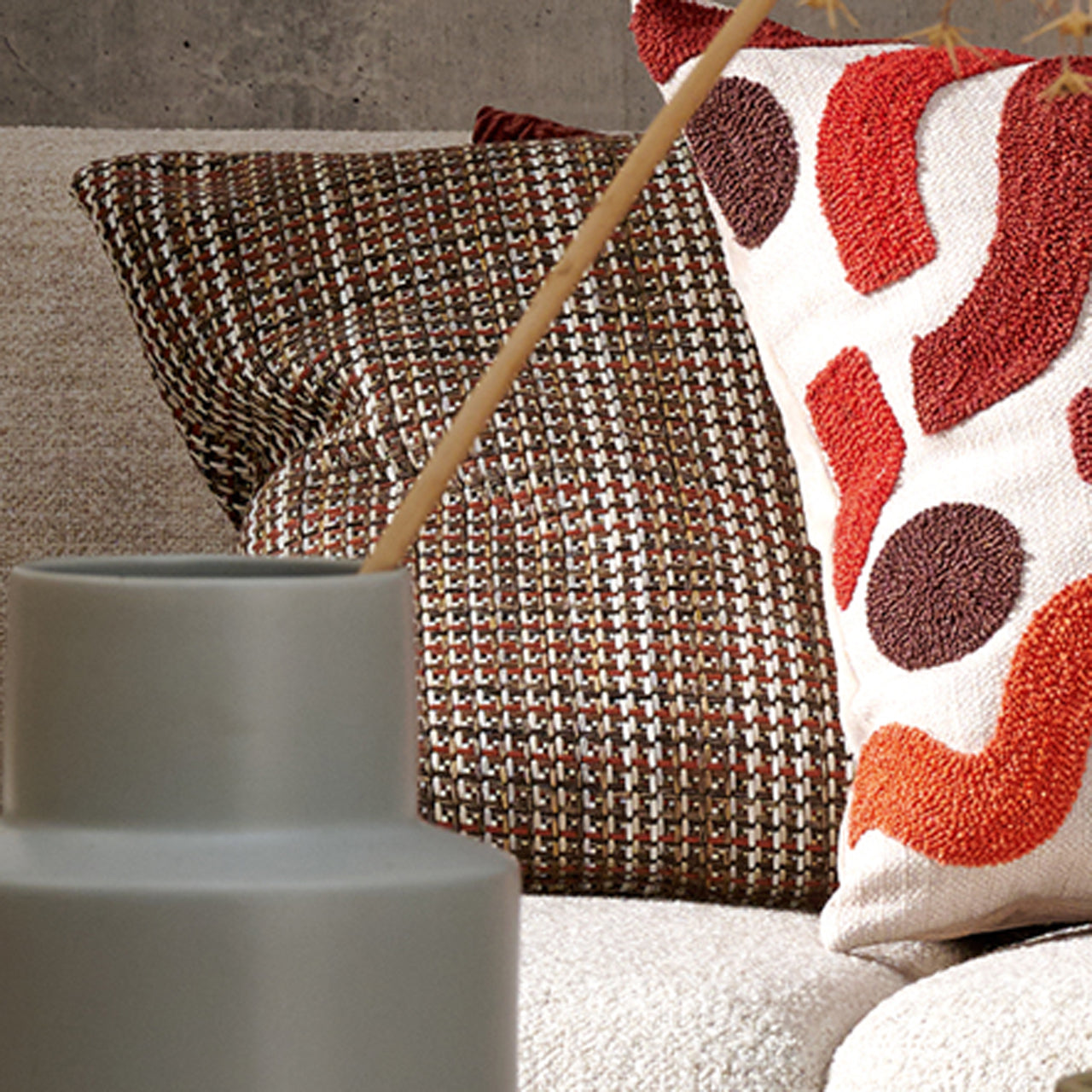 apelt-cona-kissenbezug-jacquard-karo-optik-outdoor image 8