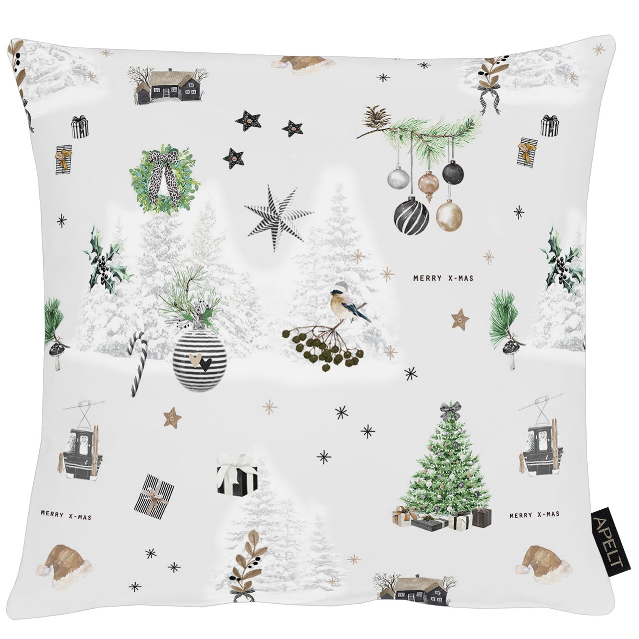 apelt-3710-kissenbezug-weihnachtsmotive-christmas-all-over image 1