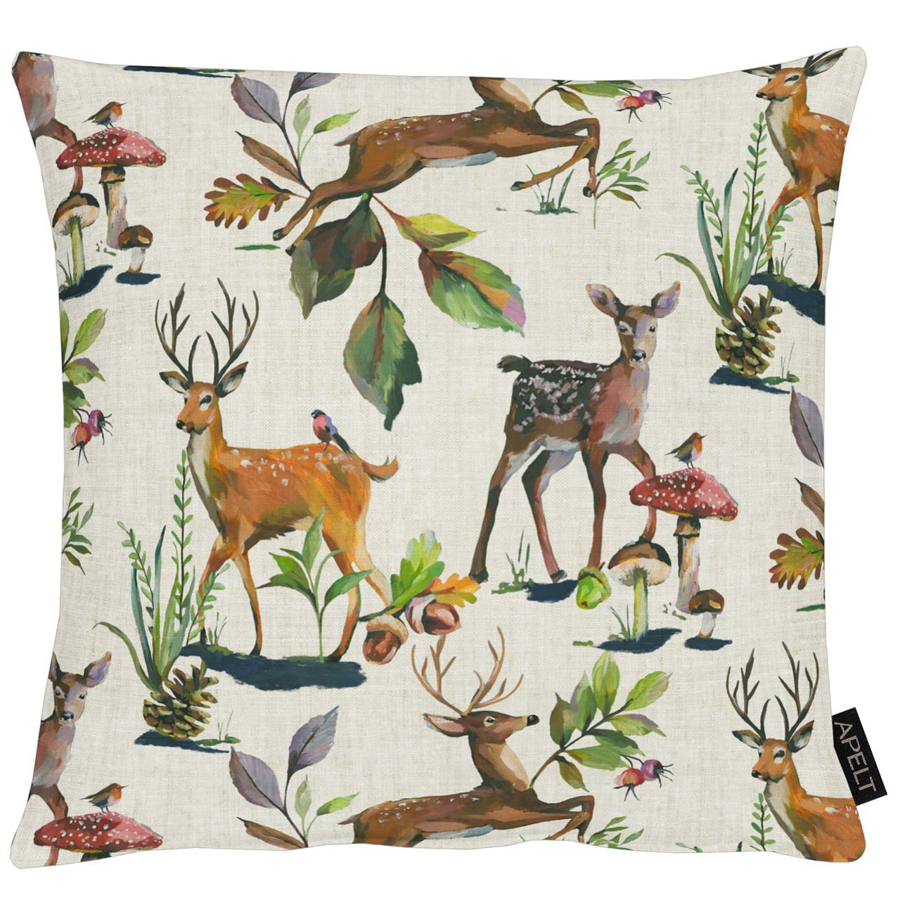 apelt-5883-kissenbezug-herbstmotiv-waldtiere-quadratisch-mit-rei-verschluss image 2
