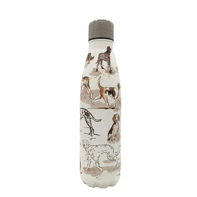 ulster-weavers-country-dogs-trinkflasche-braun-edelstahl image 1