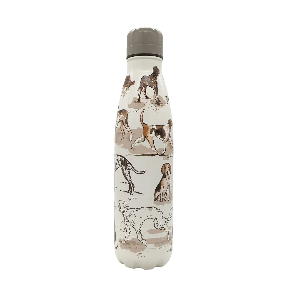 ulster-weavers-country-dogs-trinkflasche-braun-edelstahl image 1