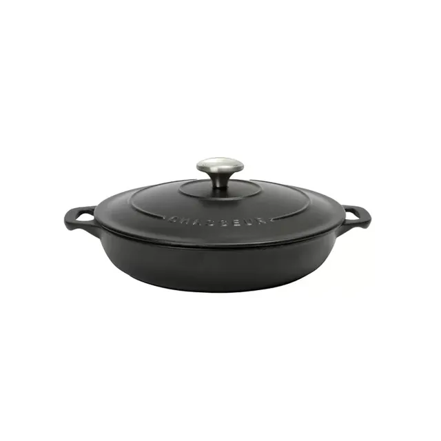 chasseur-servier-kasserolle-24-cm-oval-aus-gusseisen-1-5-liter image 1