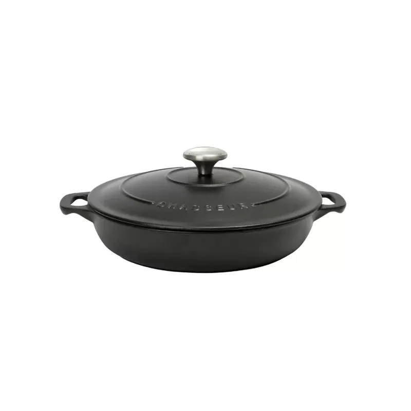 chasseur-servier-kasserolle-24-cm-oval-aus-gusseisen-1-5-liter image 1