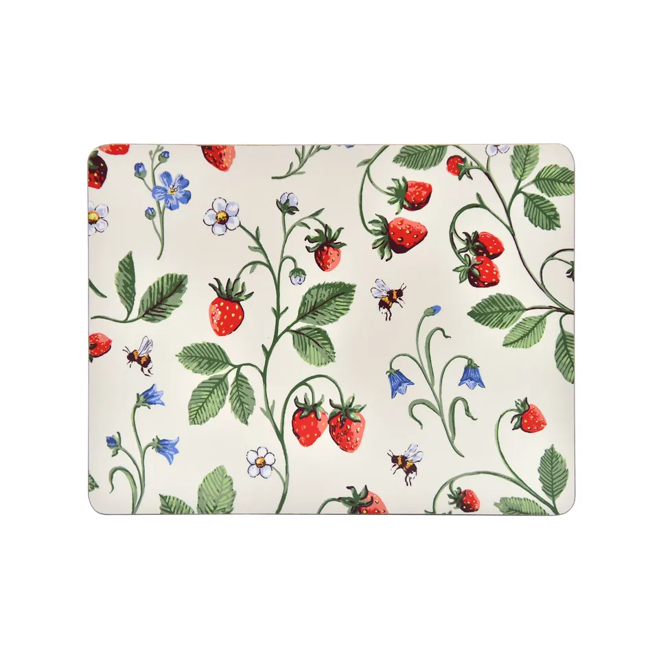 ulster-weavers-strawberry-patch-tischset-4er-pack-gr-n image 1