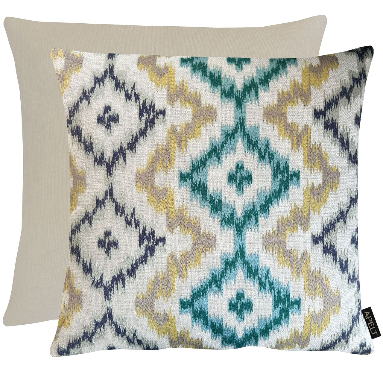 apelt-milan-dekokissen-ikat-design-wendekissen-mit-samt image 3