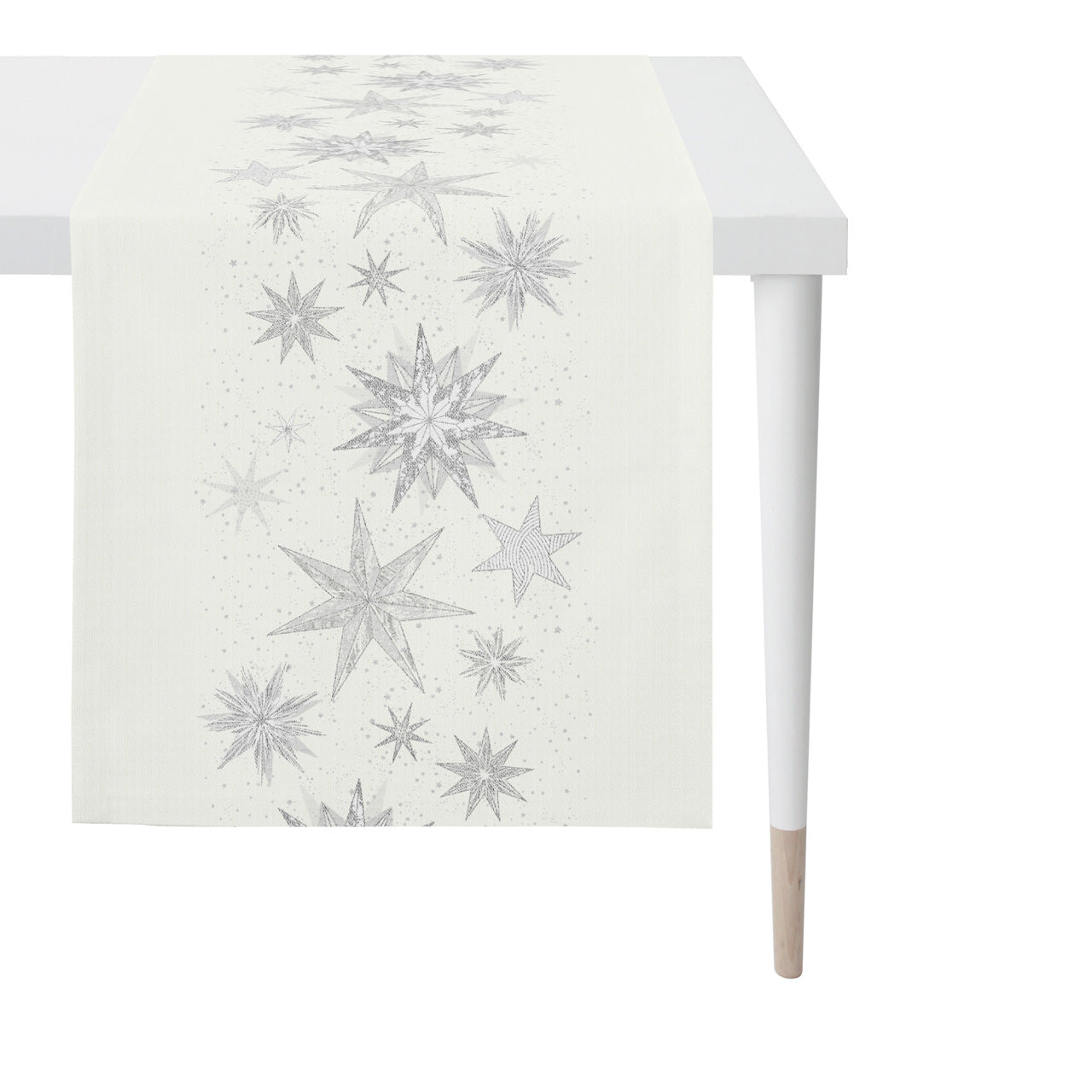 apelt-5843-l-ufer-weihnachtliche-sterne-lurex-jacquard-tischl-ufer image 1