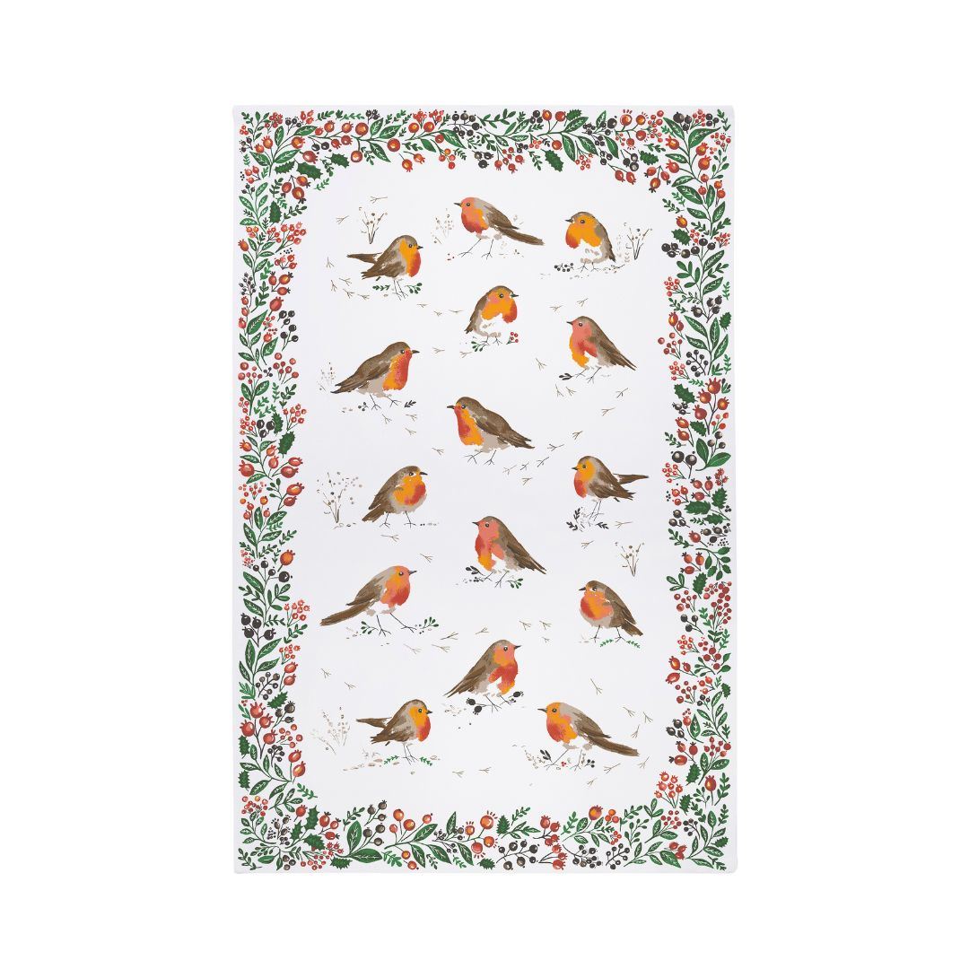 ulster-weavers-robins-berry-border-geschirrtuch-wei-recycled image 1