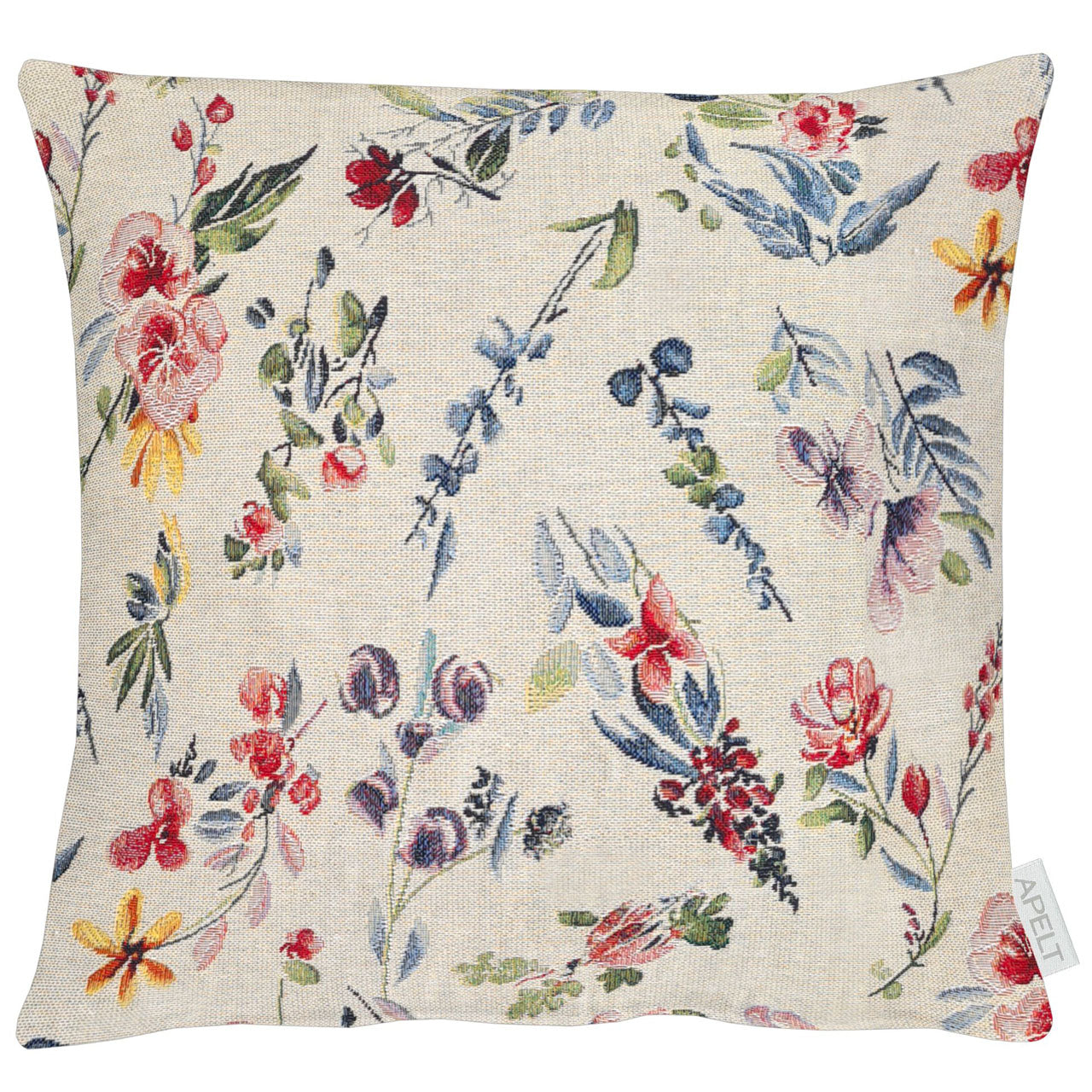 apelt-6729-springtime-kissenbezug-all-over-streublumen-jacquard image 3