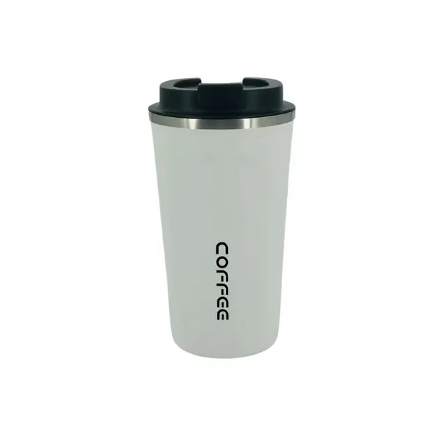 dexam-travel-mug-510-ml-wei-mit-schwarzem-deckel-thermobecher image 1