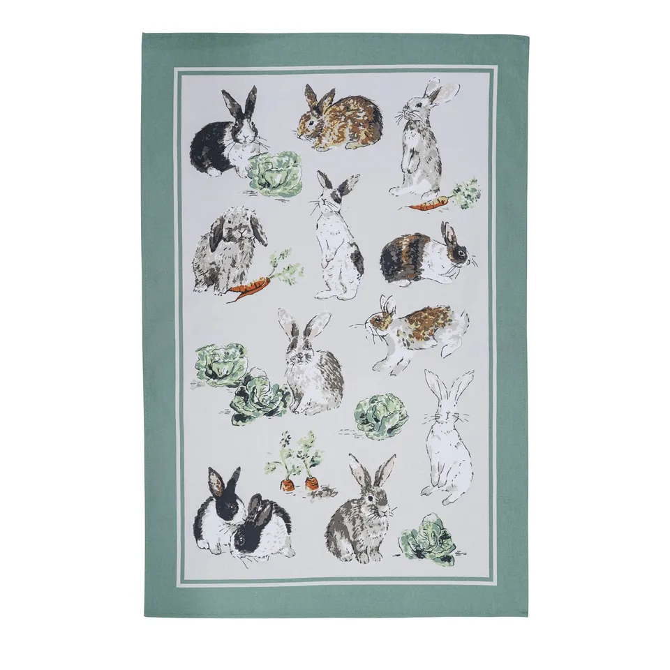 ulster-weavers-rabbit-patch-geschirrtuch-gr-n-baumwolle image 1
