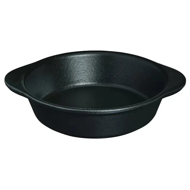 dexam-chasseur-runder-br-ter-18-cm-matt-schwarz-gusseisen-auflaufform-0-7-l-ohne image 1
