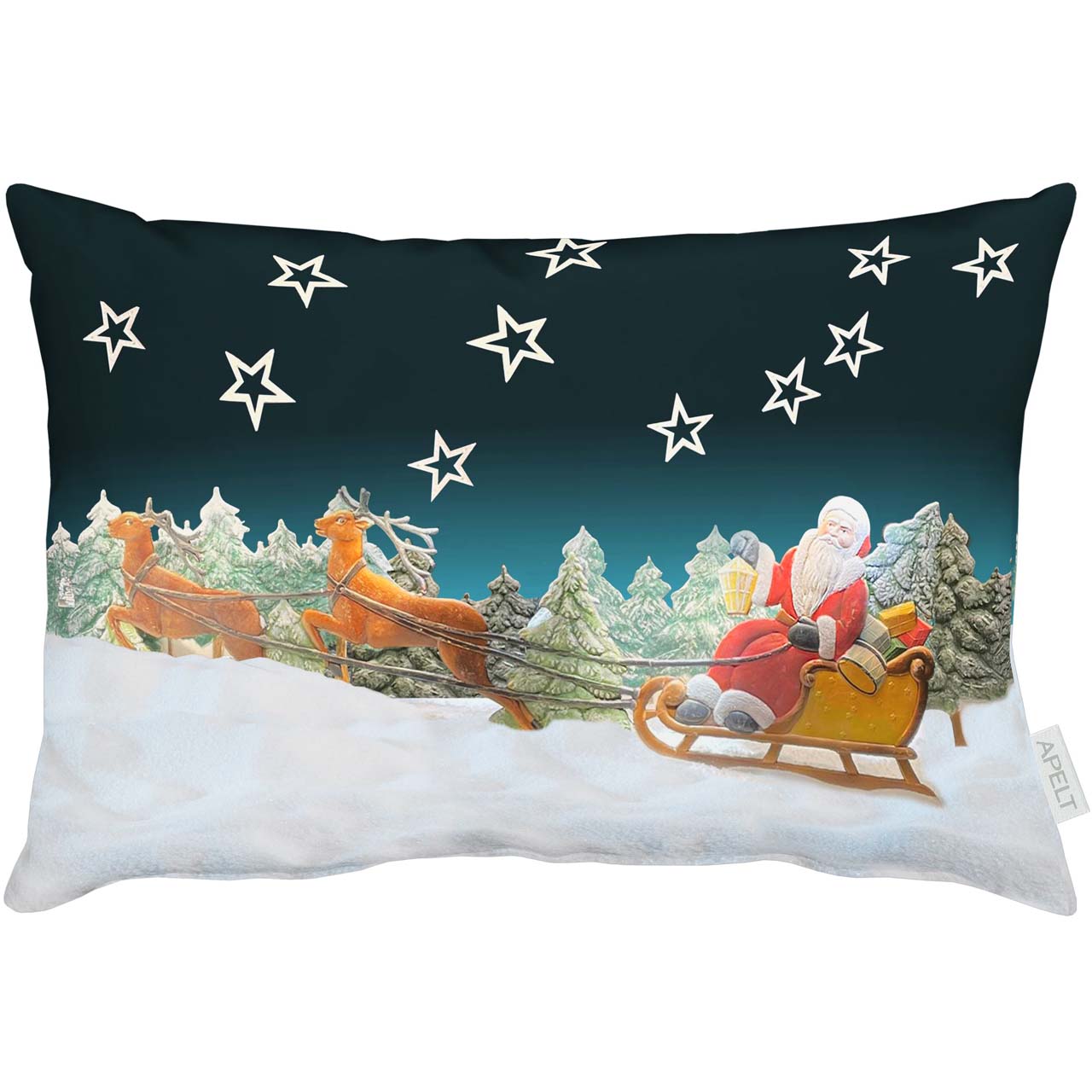 apelt-4686-kissen-wintermotiv-weihnachtsmann-rechteckig image 2