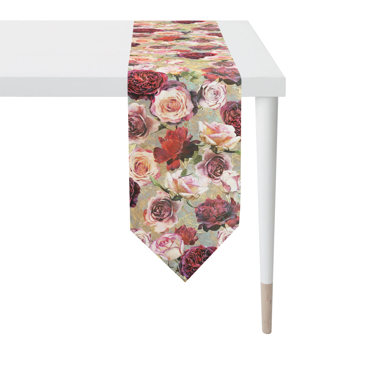 apelt-1605-tischband-rosen-bl-tenmotiv-mit-spitze image 1