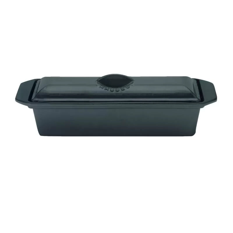 chasseur-pastetenterrine-aus-gusseisen-28-cm-matt-black-1-liter image 1