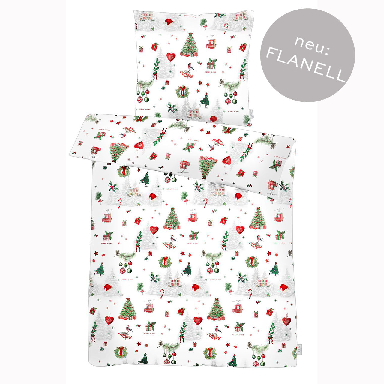 apelt-max-bettw-sche-set-flanell-mit-weihnachts-und-wintermotiven image 1