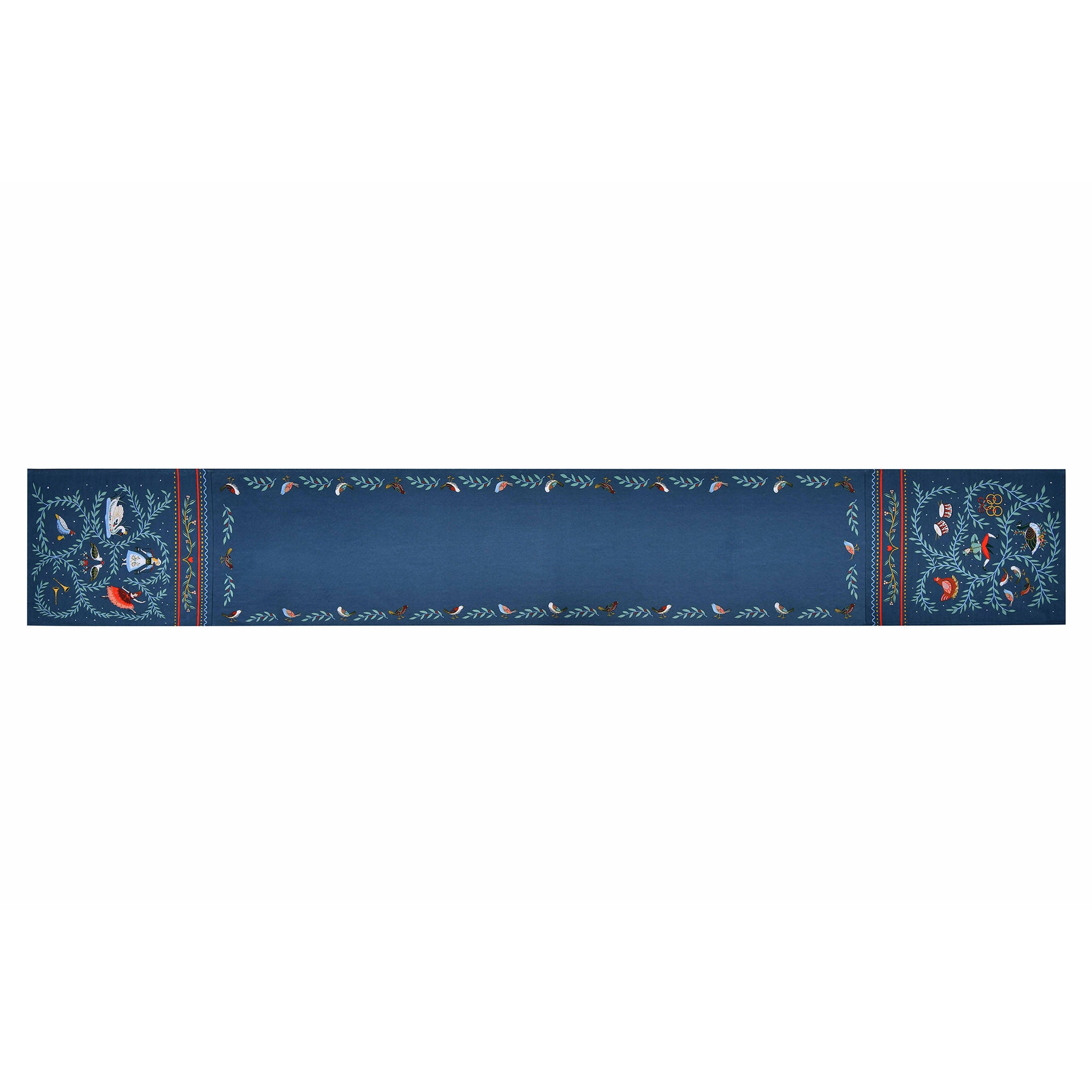 ulster-weavers-12-days-of-christmas-tischl-ufer-aus-baumwolle-in-blau image 2