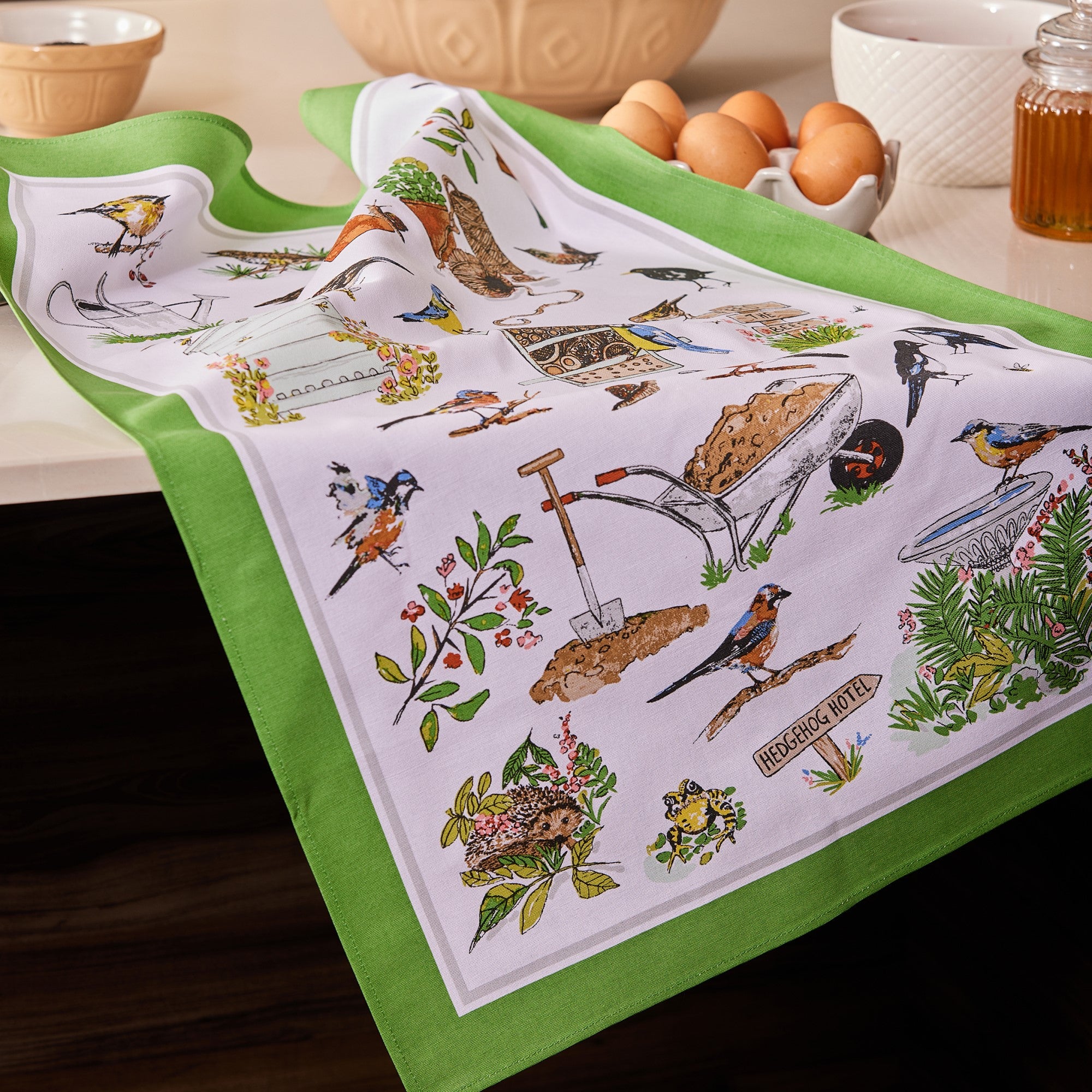 ulster-weavers-garden-birds-geschirrtuch-baumwolle-gr-n image 2