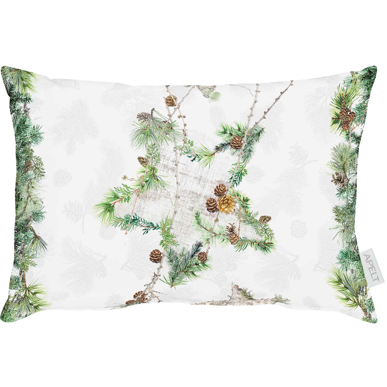 apelt-9531-kissen-winter-motiv-weihnachtsgirlande-mit-f-llung image 1