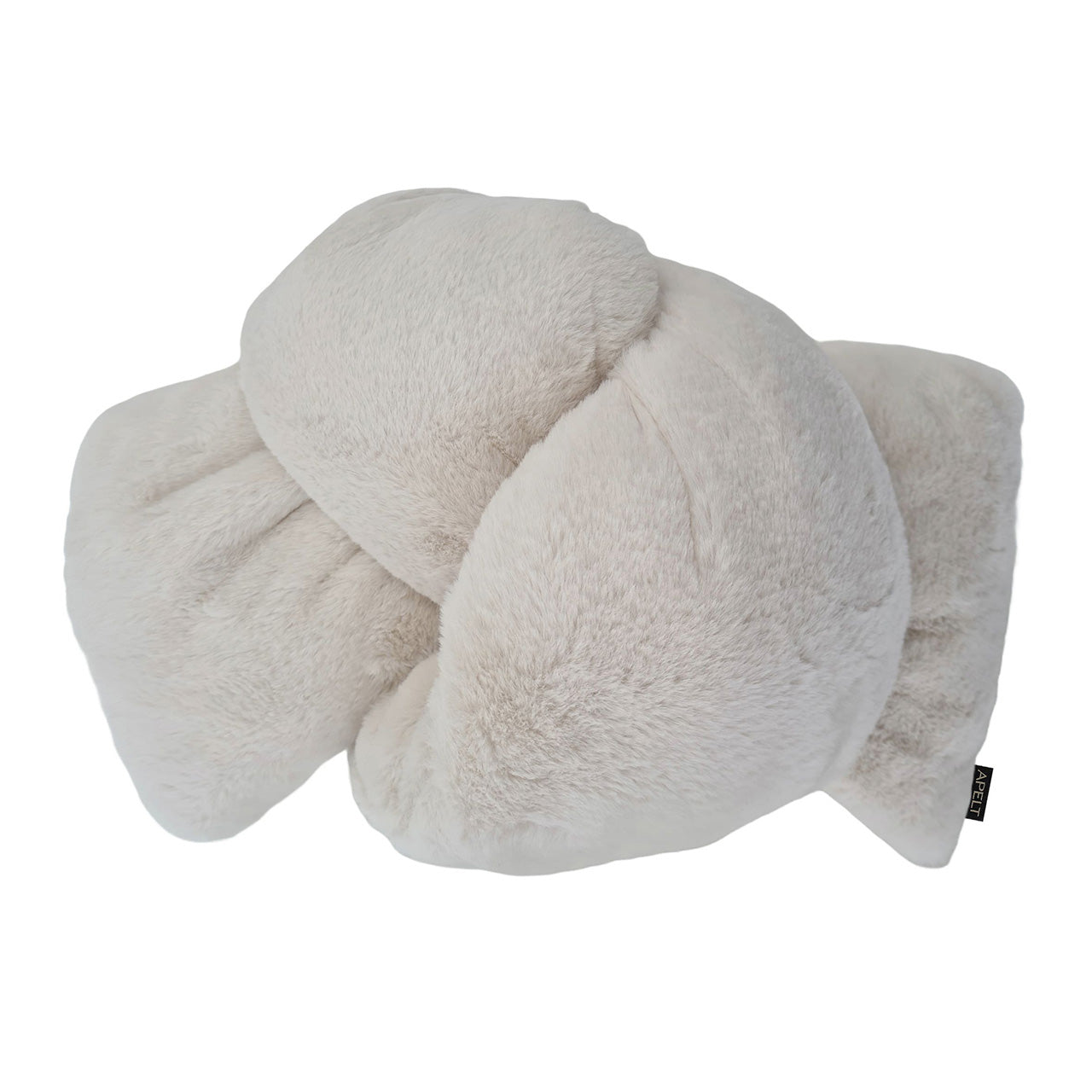 apelt-maurice-knotenkissen-fake-fur-uni-mit-leseknoten image 1