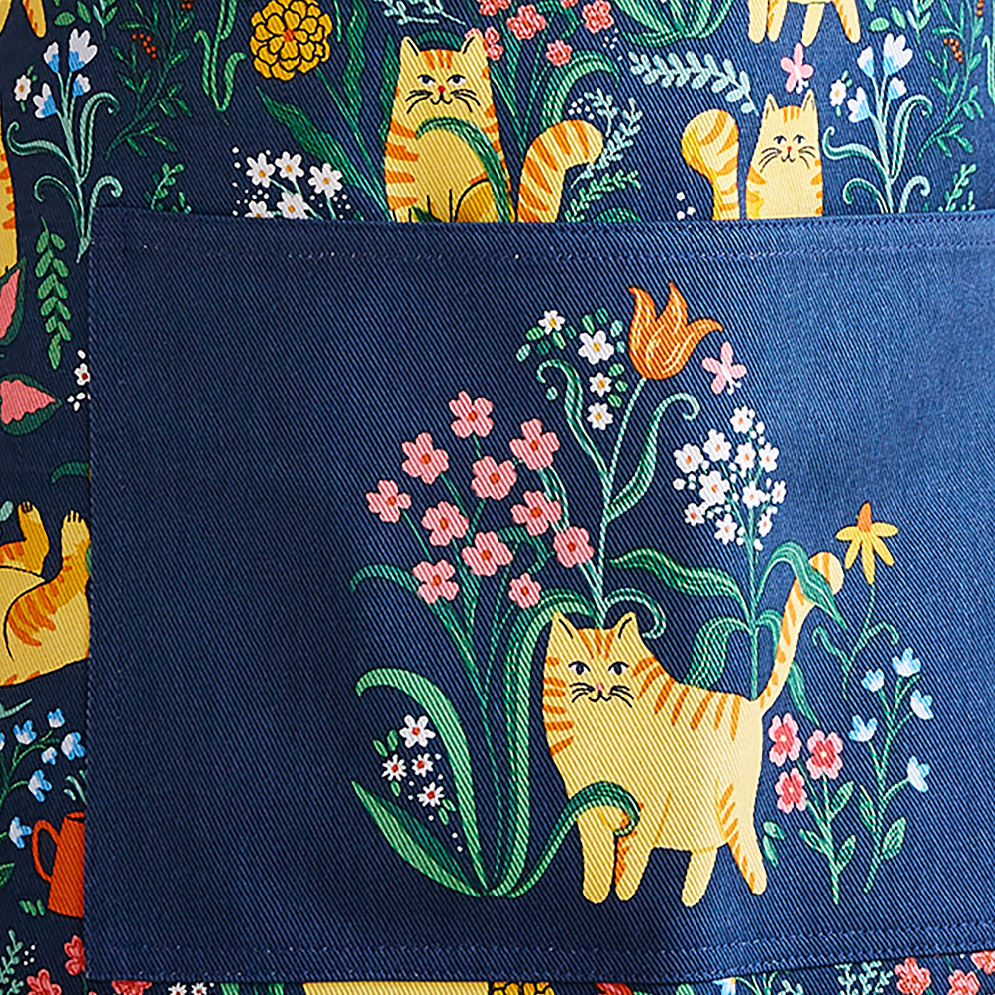 ulster-weavers-marmalade-meadow-k-chensch-rze-navy-100-baumwolle-katzen-design image 4