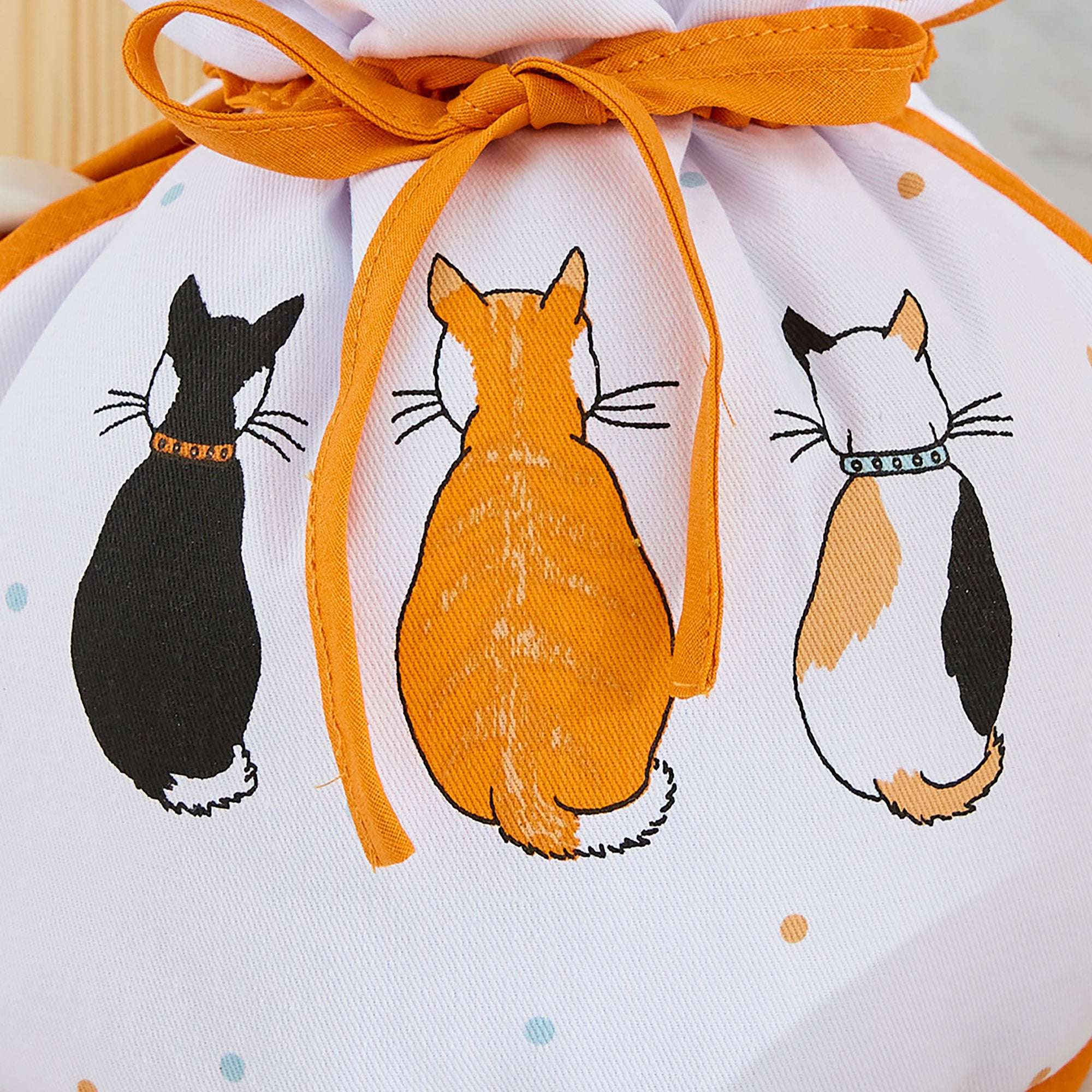 ulster-weavers-cats-in-waiting-teekannenw-rmer-muff-orange-baumwolle image 4