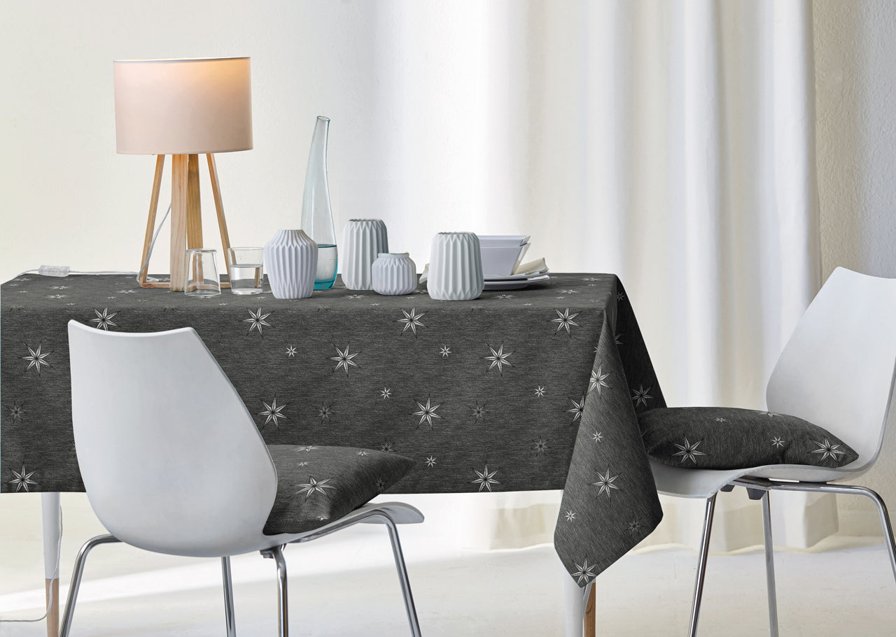 apelt-5842-tischdecke-weihnachtliche-sterne-lurex-jacquard image 6