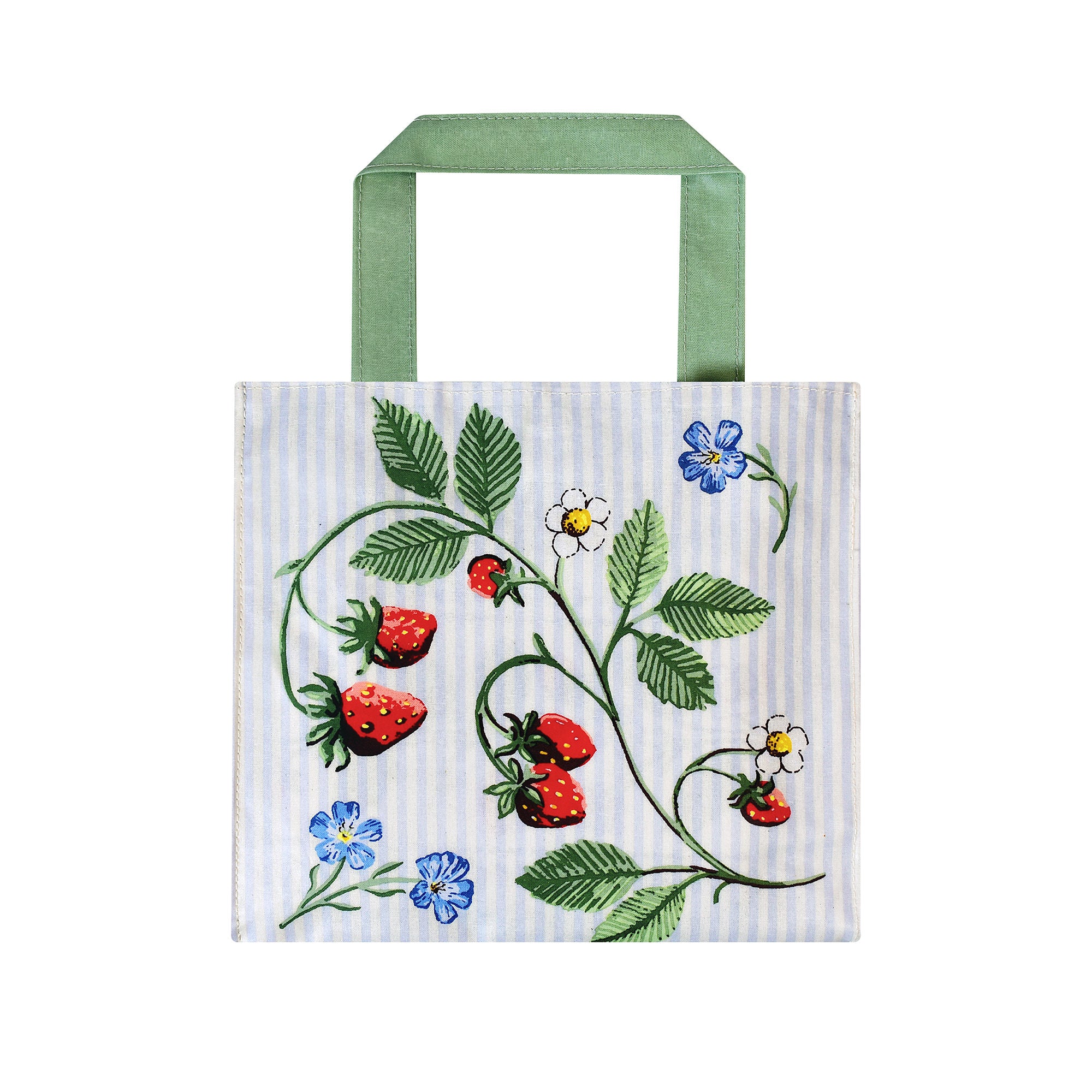 ulster-weavers-strawberry-patch-tasche-klein-gr-n-pvc-baumwolle image 1