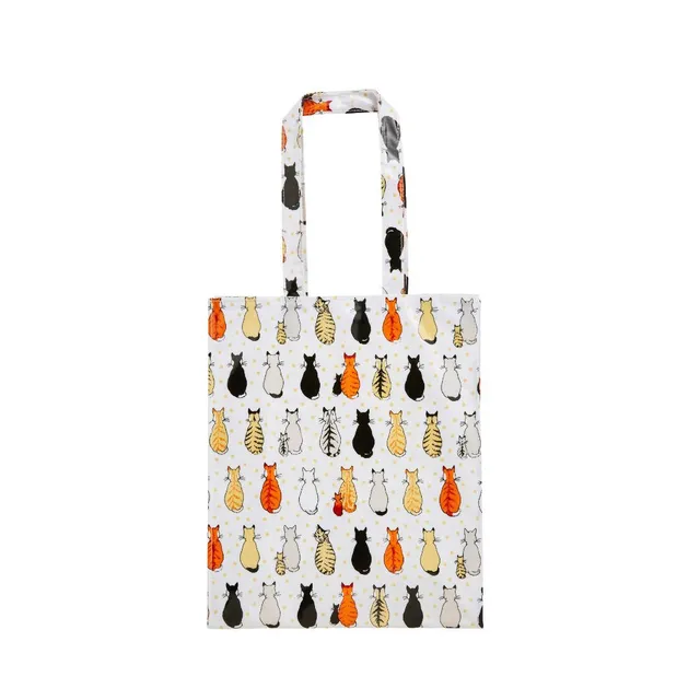 ulster-weavers-cats-in-waiting-shopper-tasche-medium-orange image 1