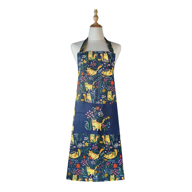 ulster-weavers-marmalade-meadow-k-chensch-rze-navy-100-baumwolle-katzen-design image 1
