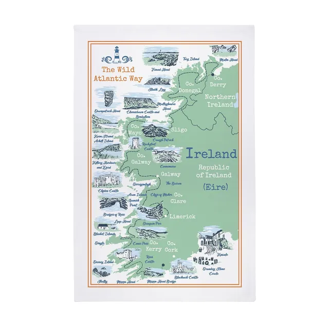ulster-weavers-wild-atlantic-way-geschirrtuch-aus-baumwolle-in-gr-n image 1