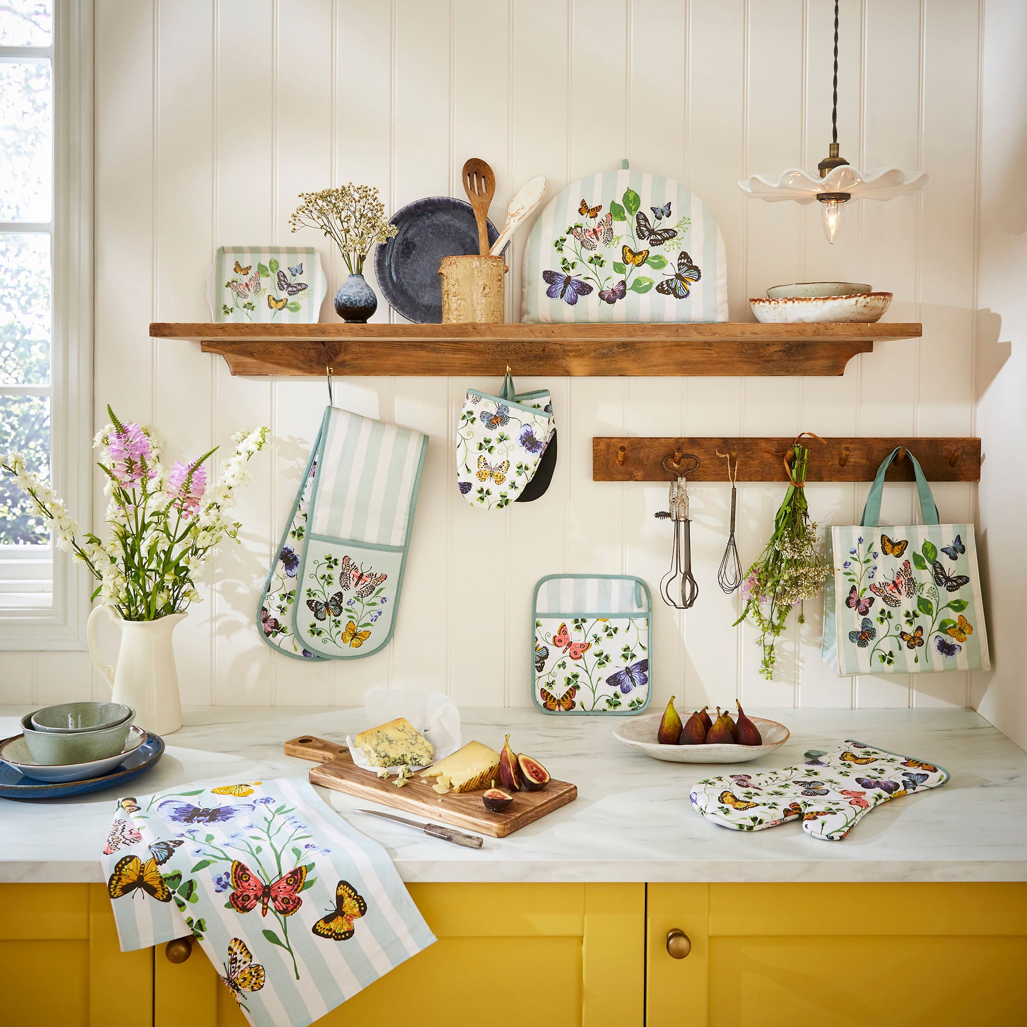 ulster-weavers-butterfly-grove-ofenhandschuh-baumwolle-blau image 3