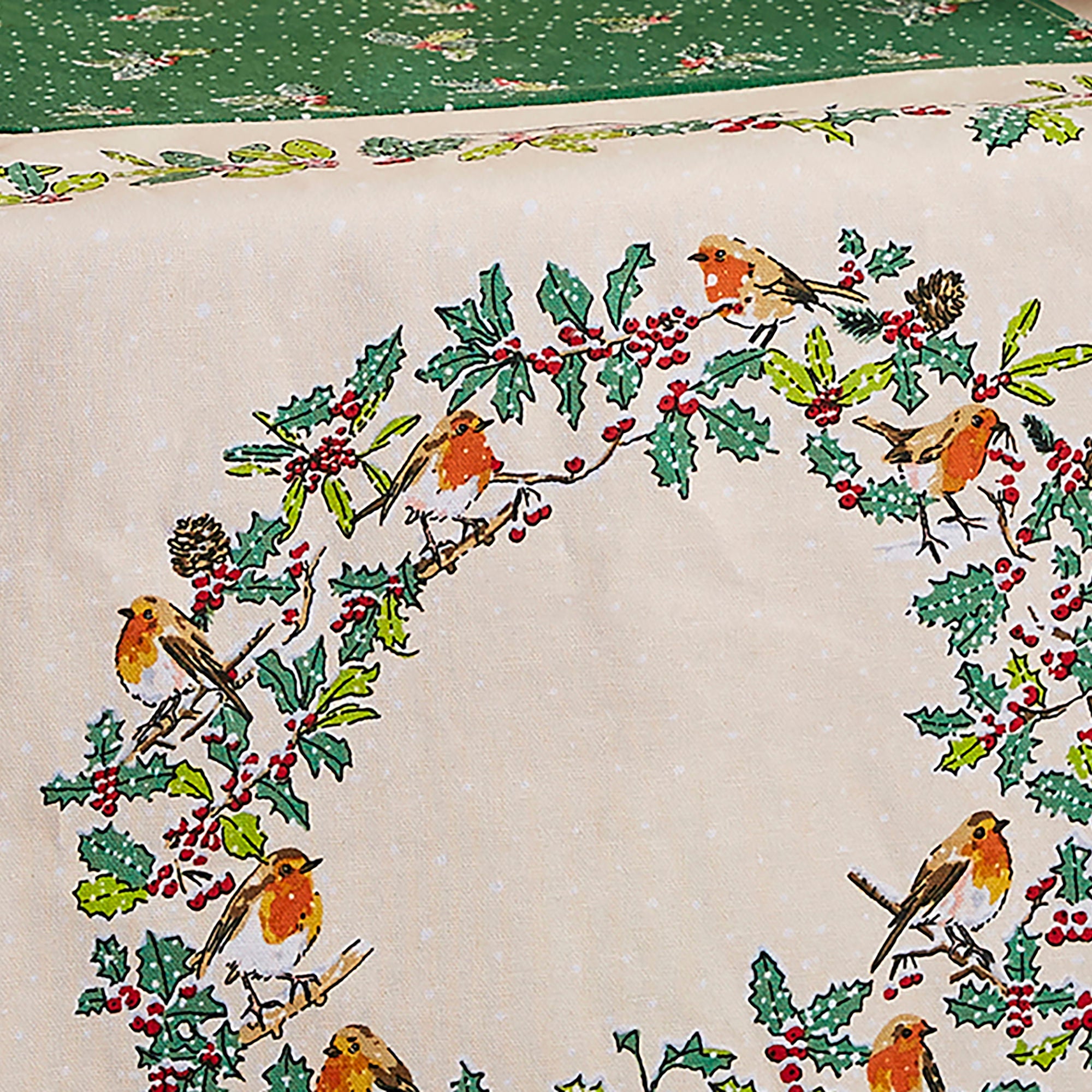 ulster-weavers-christmas-robins-tischl-ufer-in-gr-n image 5