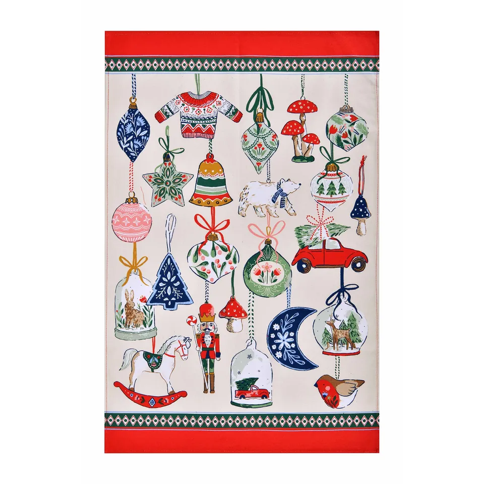 ulster-weavers-christmas-ornaments-baumwoll-geschirrtuch-mehrfarbig image 1