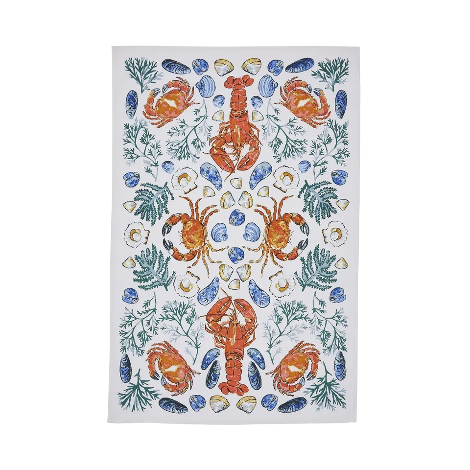 ulster-weavers-shellfish-baumwoll-geschirrtuch-gr-n image 1